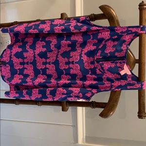 Lilly Pulitzer silk tank size medium